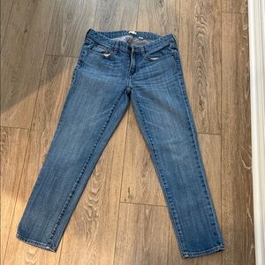 J. Crew Women's Straight Leg Jeans in Classic Denim